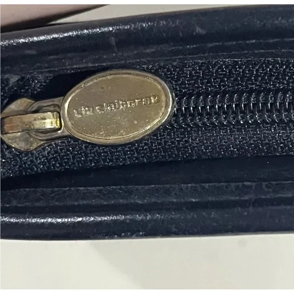 Liz Claiborne Small crossbody purse navy blue Classic Wardrobe Staple - Picture 10 of 11